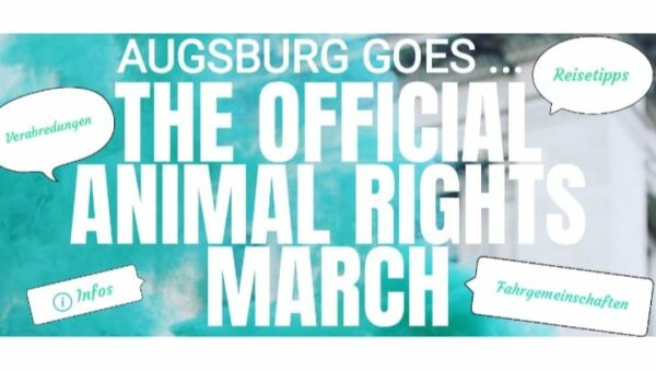 Augsburg goes Official Animal Rights March 2019 Berlin